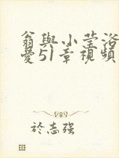 翁与小莹浴室欢爱51章视频