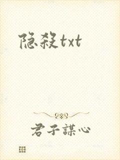 隐杀txt