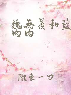 魏无羡和蓝忘机肉肉