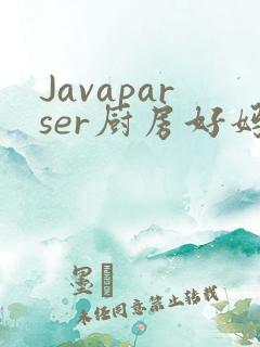 Javaparser厨房好妈妈