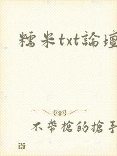 糯米txt论坛