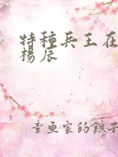 特种兵王在都市杨辰