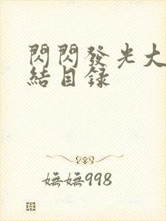 闪闪发光大团圆结目录