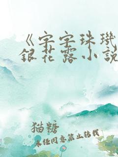 《字字珠玑》金银花露小说