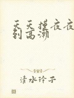 天天摸夜夜摸摸到高潮