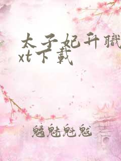 太子妃升职记txt下载