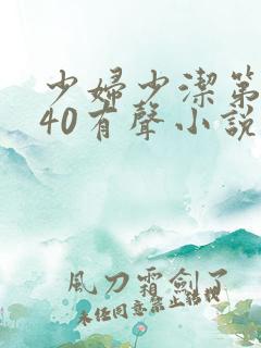 少妇少洁第1一40有声小说