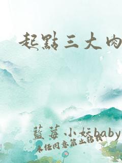 起点三大肉器文