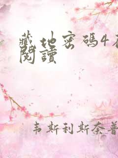 藏地密码4在线阅读