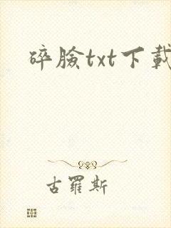 碎脸txt下载