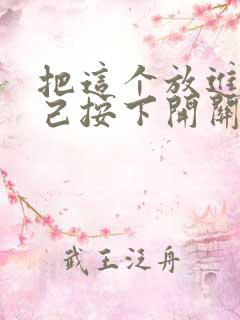 把这个放进去自己按下开关