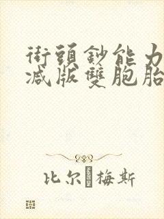 街头钞能力无删减版双胞胎