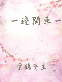 一边开车一边做