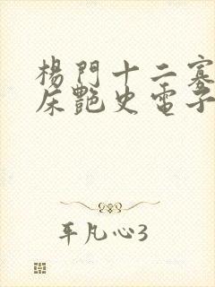 杨门十二寡妇肉床艳史电子书