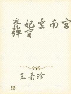 齐妃云南宫夜无弹窗