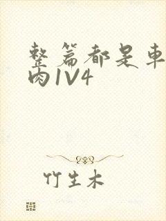 整篇都是车的多肉1V4