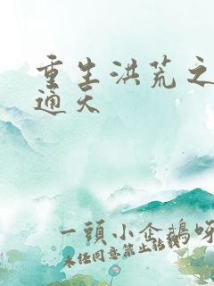 重生洪荒之极品通天