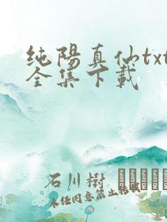 纯阳真仙txt全集下载