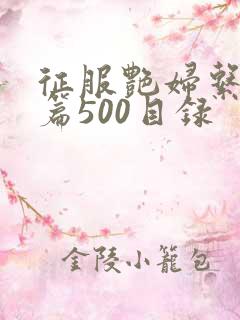 征服艳妇系列短篇500目录