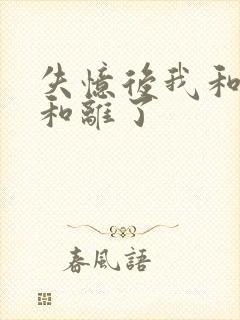 失忆后我和王爷和离了