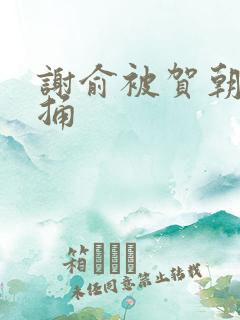 谢俞被贺朝站着捅