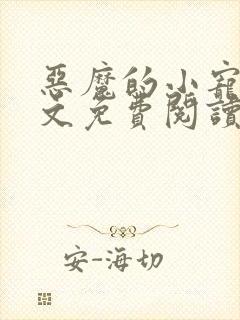 恶魔的小宠儿全文免费阅读