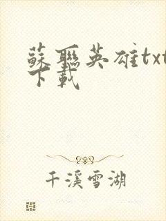 苏联英雄txt下载