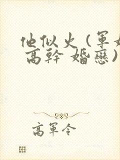 他似火 (军婚 高干 婚恋)