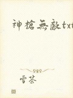 神枪无敌txt