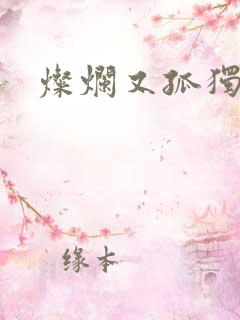 灿烂又孤独的神