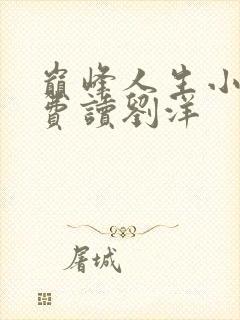 巅峰人生小说免费读刘洋