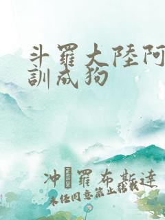 斗罗大陆阿银被训成狗