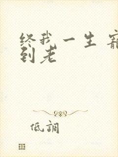终我一生 宠你到老