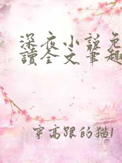 深夜小说免费阅读全文笔趣阁