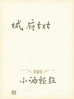 城府txt
