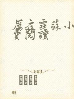 厉夜霆苏小汐免费阅读