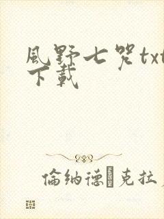 风野七咒txt下载