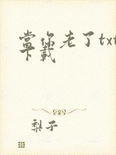 当你老了txt下载