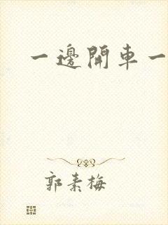 一边开车一边做