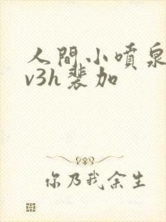 人间小喷泉h1v3h裴加