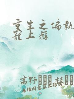 重生之偏执老公宠上瘾