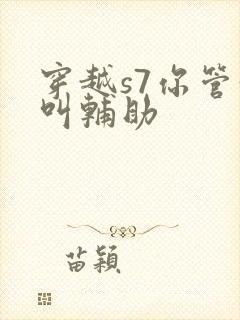 穿越s7你管这叫辅助