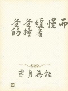 爸爸缓慢而有力的撞着