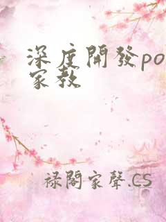 深度开发pop家教