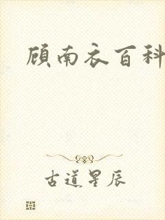 顾南衣百科