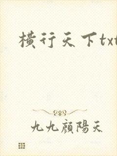 横行天下txt