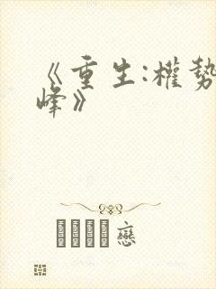 《重生:权势巅峰》