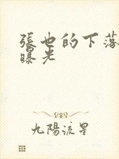 张也的下落终于曝光