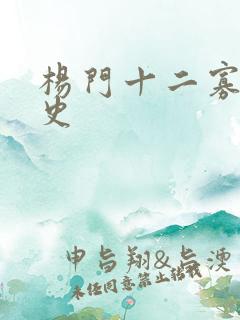 杨门十二寡妇艳史