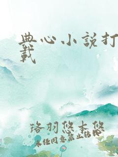 典心小说打包下载